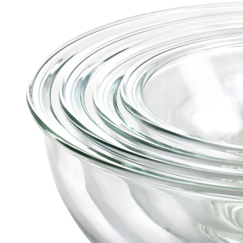 Martha Stewart 4 Piece Glass Nesting Bowl Set
