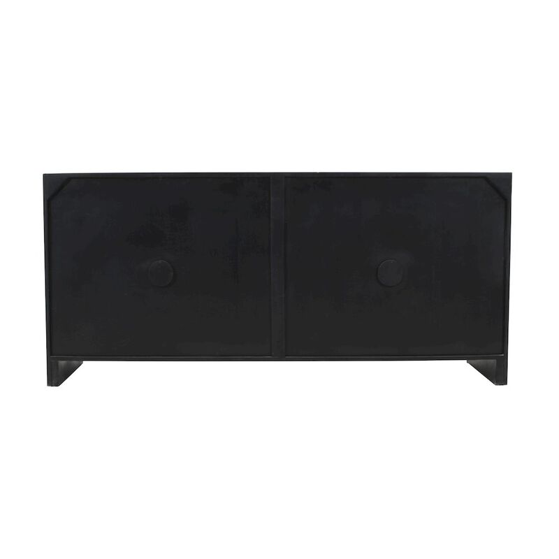 Jofran Archimedes 70 Curved Arch Four Door Sideboard Storage Cabinet