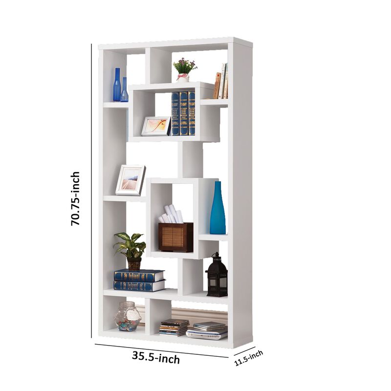 Fantastic Geometric Cubed Rectangular bookcase