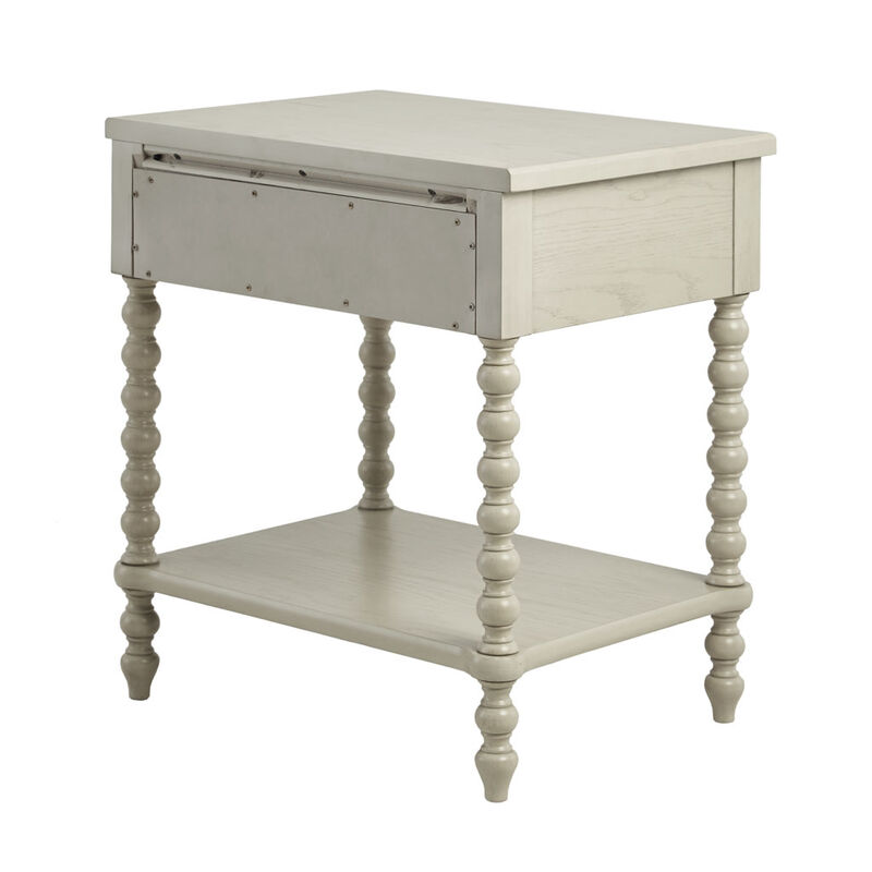 Gracie Mills Hebert Farmhouse Style Nightstand
