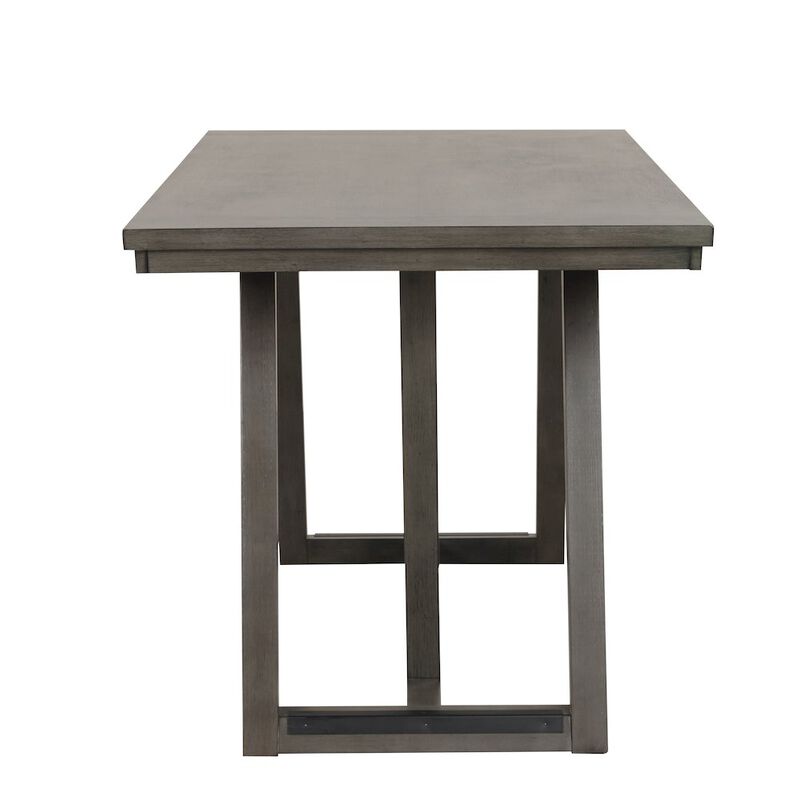 New Classic Furniture High Line Wood 80 Rectangular Dining Table, Coffee