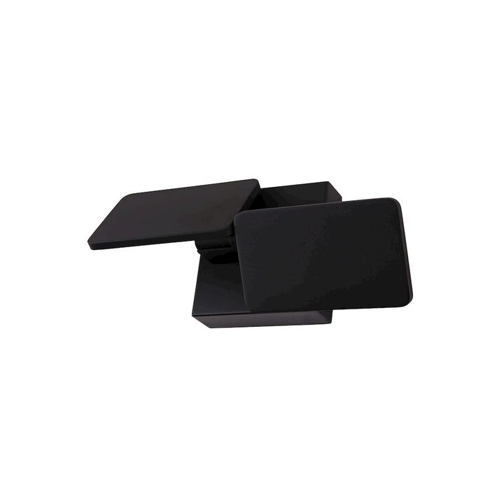 VONN Lighting Rotative Up-Down Integrated LED Wall Sconce Light in Black