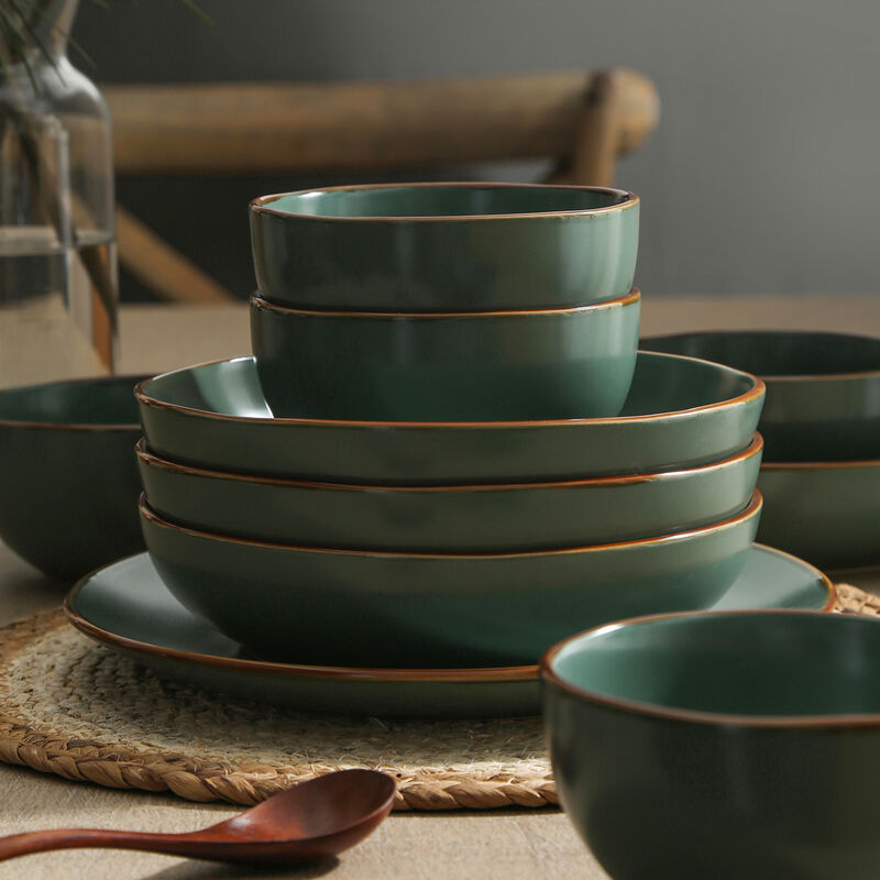 Stone Lain Brasa Stoneware 32 Piece Dinnerware Set