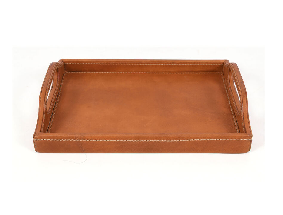 Ombra Leather Serving Tray