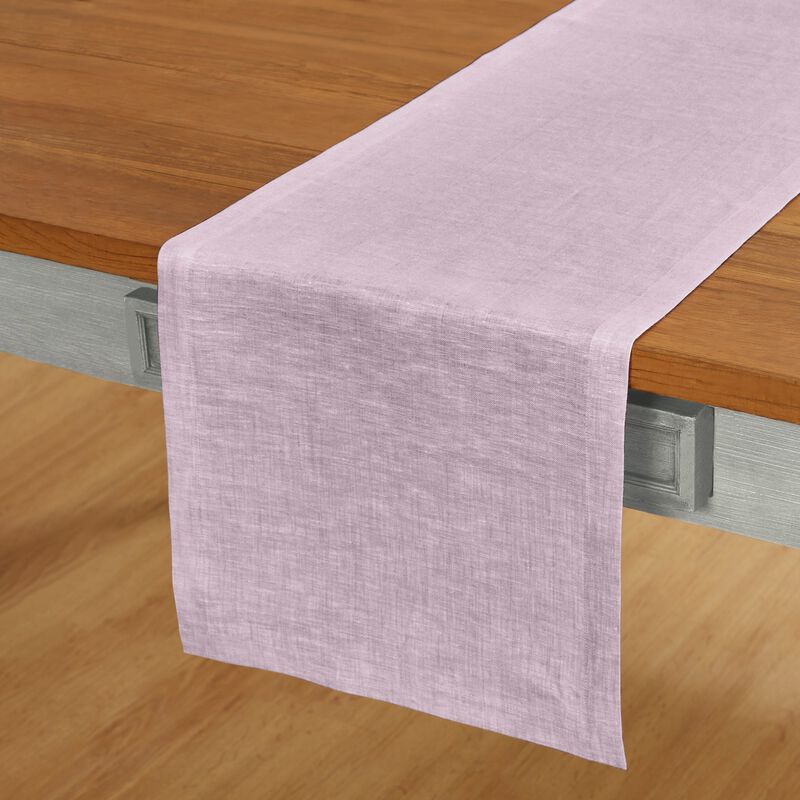 Solino Home 100% Pure Linen Table Runner | Athena for Thanksgiving, Christmas