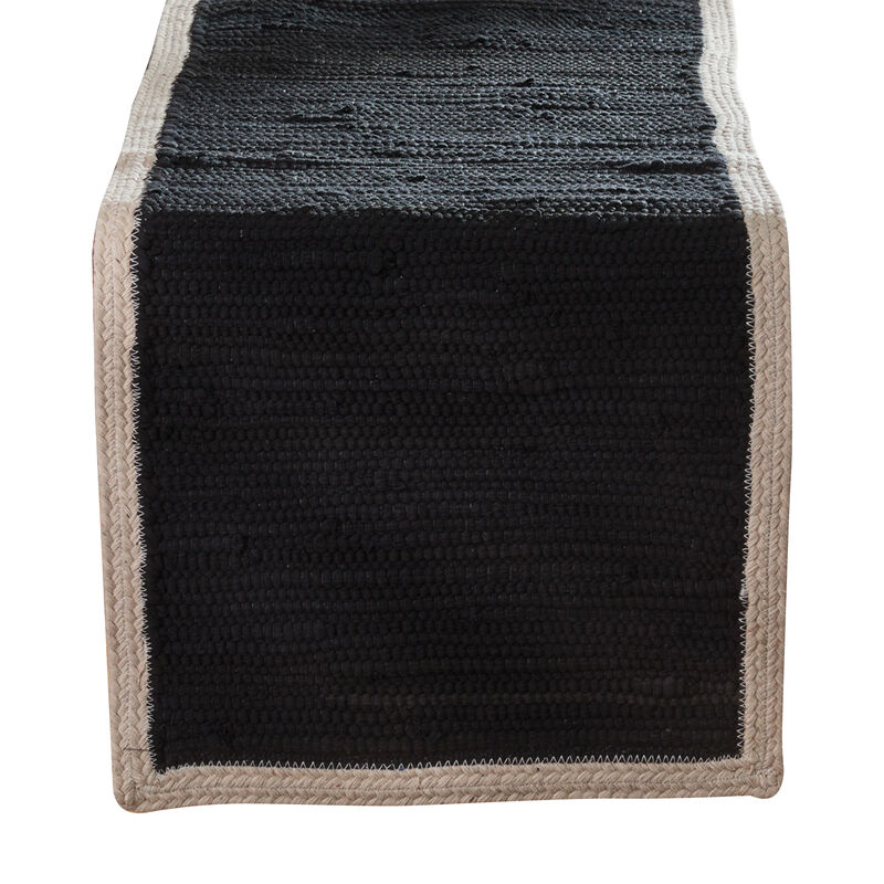 Split P Black Dune Table Runner 15" X 72"