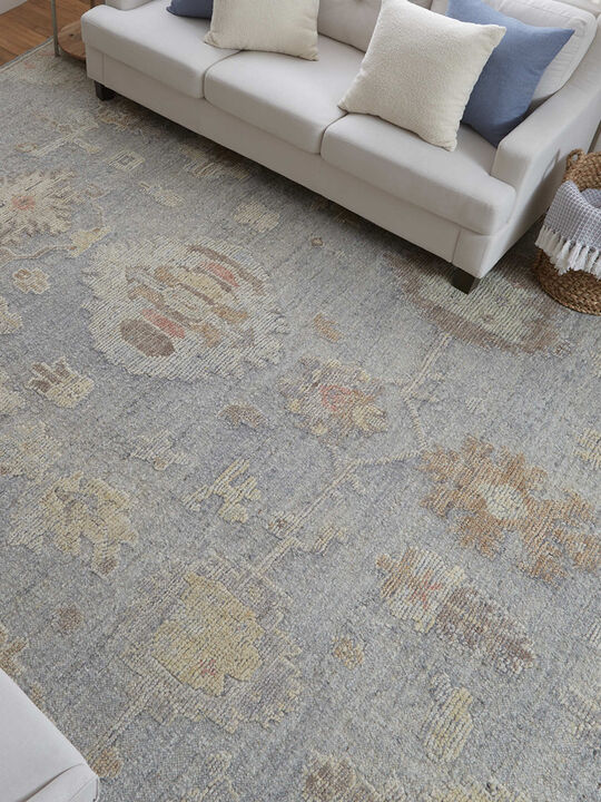 Grafton 69FMF 5'6" x 8'6" Blue/Gray/Yellow Rug