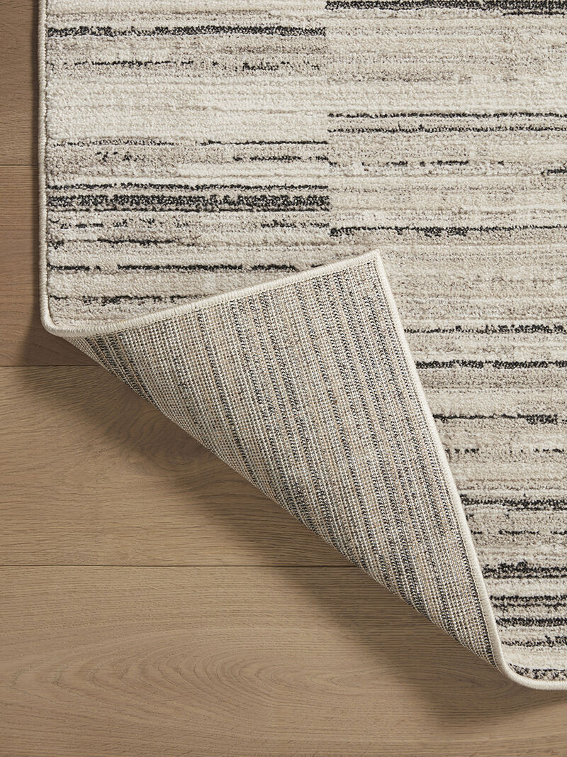 Darby DAR01 Charcoal/Sand 7'10" x 10' Rug