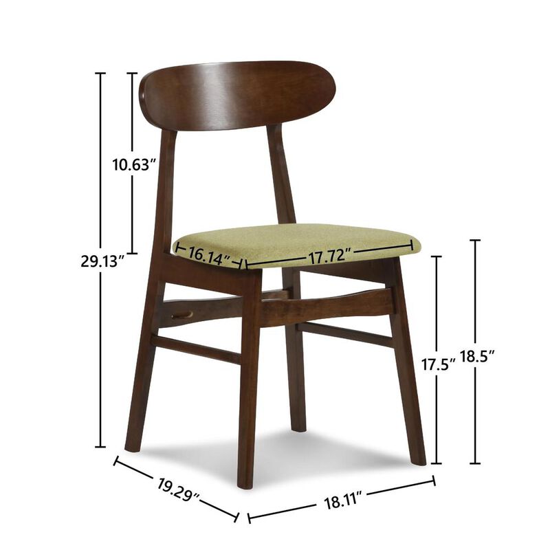 New Classic Furniture Morocco Green Solid Wood Dining Chair (Set of 6)