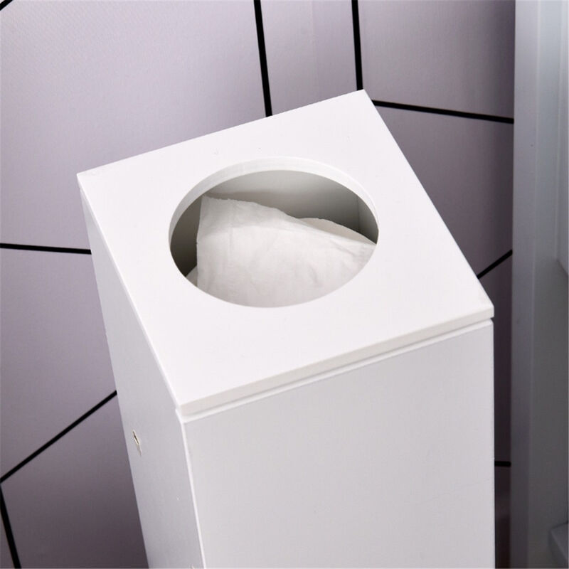 Multi-Purpose Paper Cabinet Side Table and Bathroom Corner Storage Cabinet