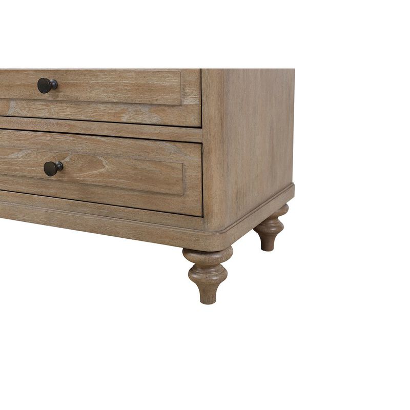 Bernards Wilmington 3 Drawer Nightstand