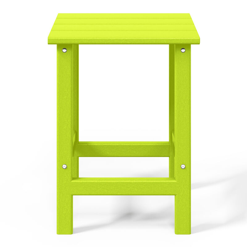 WestinTrends Westintrends 14" square outdoor Side table for Adirondack chair