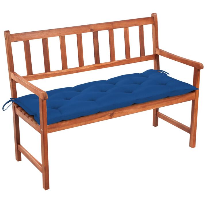 vidaXL Garden Bench with Cushion 47.2'' Solid Acacia Wood