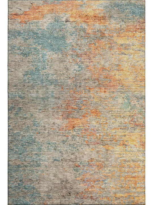 Trevi TV13 Teal 3' x 5' Rug
