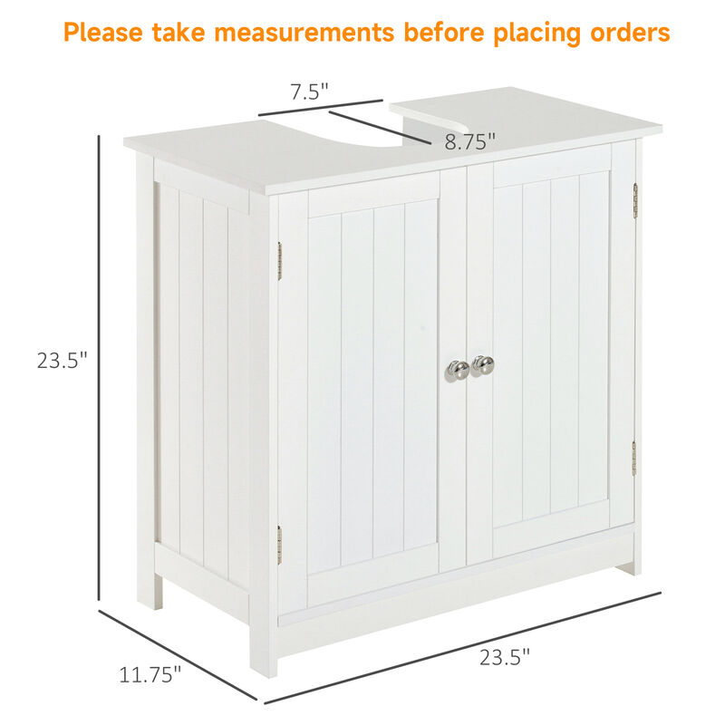 Bathroom Under Sink Vanity Cabinet Multipurpose Space Saver Storage Organizer