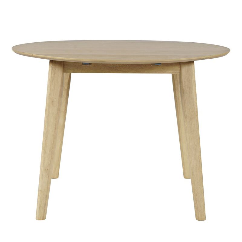 Jofran Percy 42 Contemporary Round Drop-Leaf Dining Table