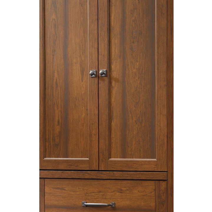 Bedroom Wardrobe Cabinet Storage Armoire with Shelves and Hanging Space