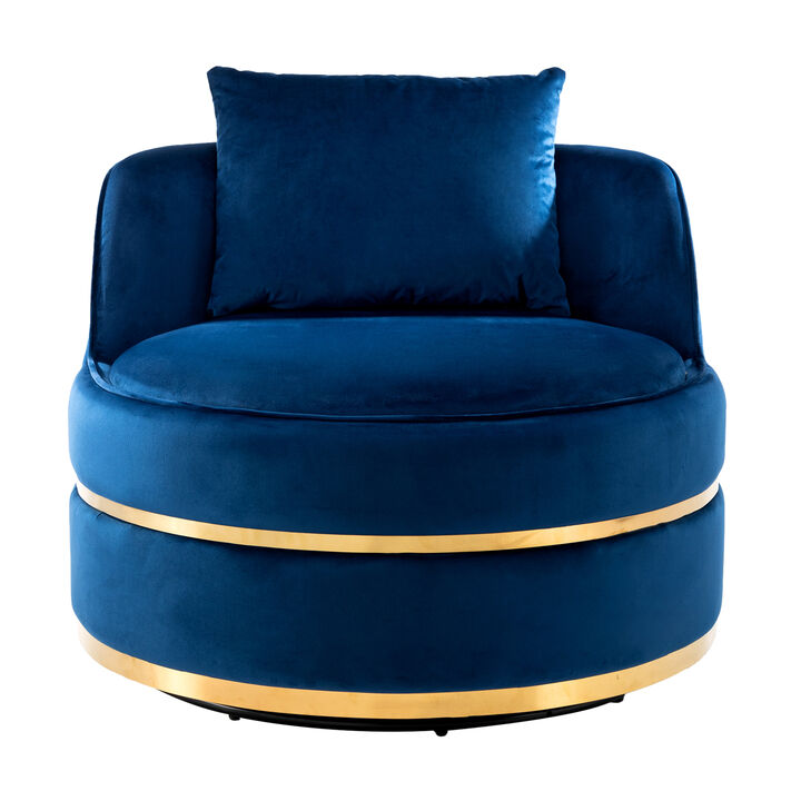 Merax Modern Velvet Upholstered Accent Chair
