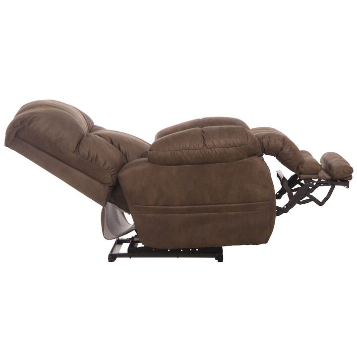 Catnapper Dawkins Oversized Power Lay Flat Recliner with Extra Extension Footrest