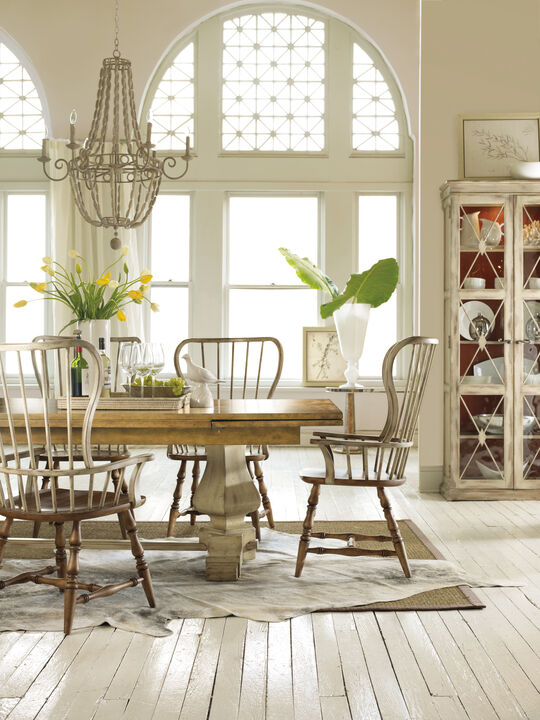 Sanctuary Side Chair in Medium Wood