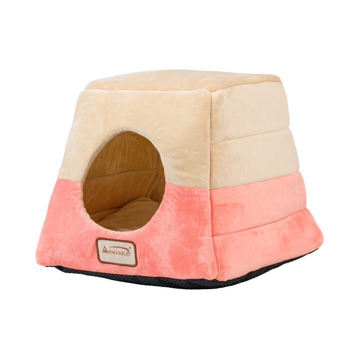 Aeromark Int'l Inc.Armarkat Cat Bed, C07CCS/MH, Orange and Beige