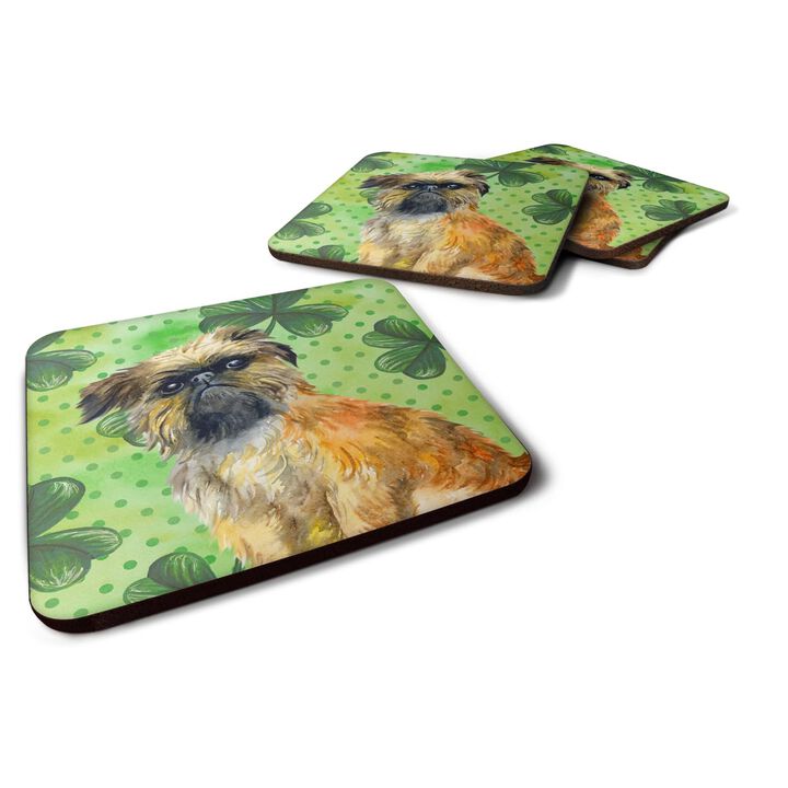 Caroline's Treasures Brussels Griffon St Patrick's Decorative coasters, Multicolor