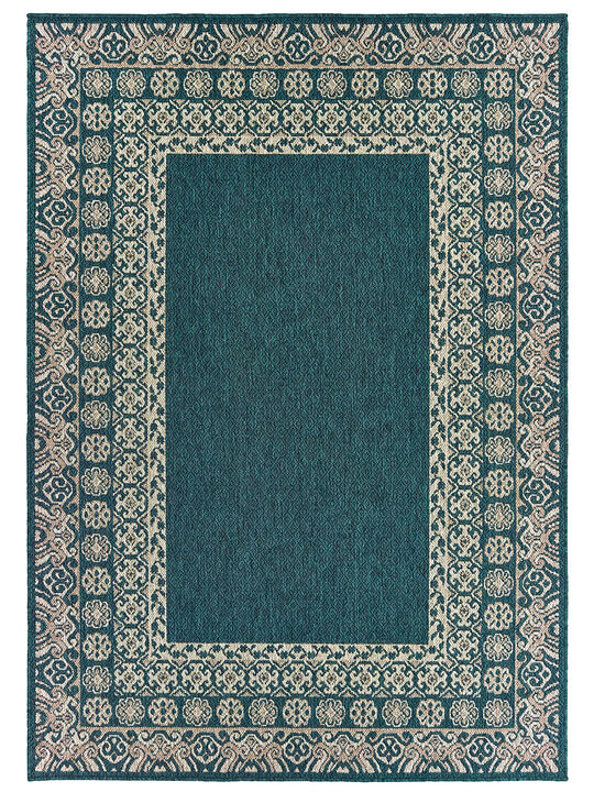 Latitude 7'10" x 10' Blue Rug