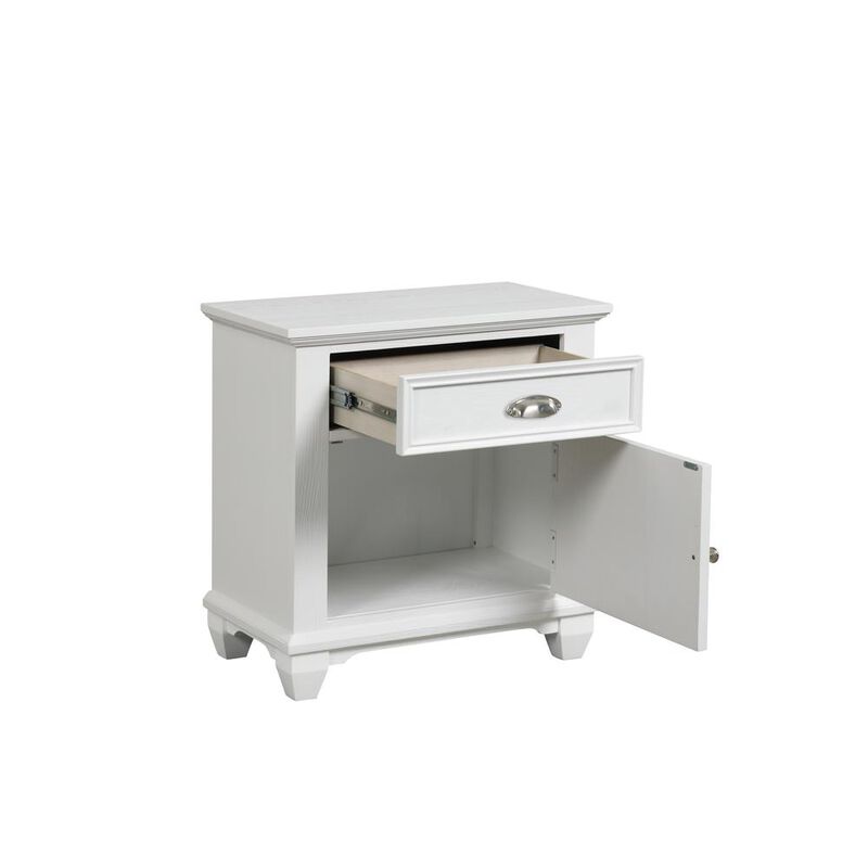 New Classic Furniture Jamestown Nightstand- White