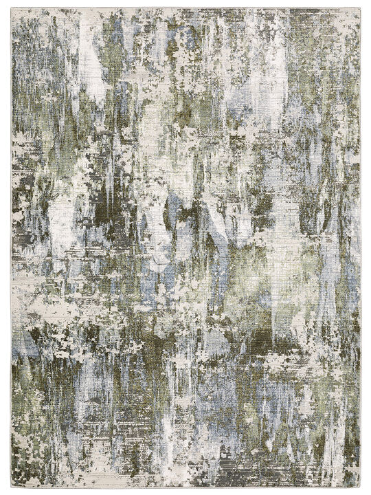 Caravan 5'3" x 7'6" Green Rug