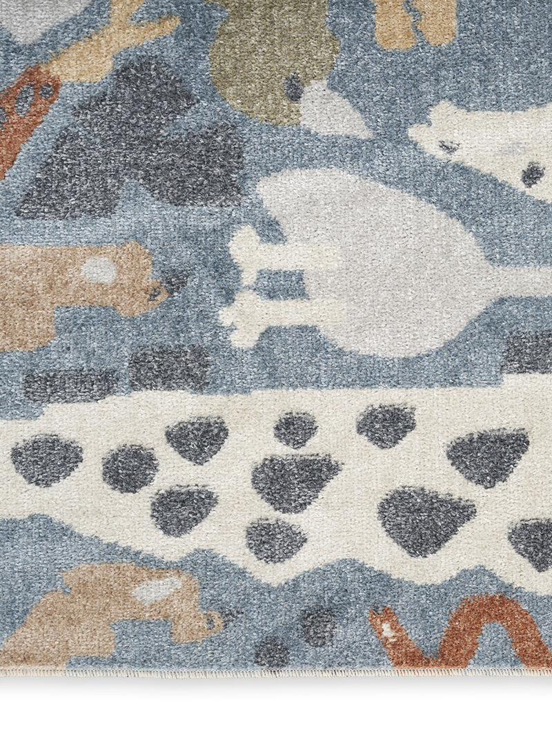 Astra Machine Washable ASW01 Multicolor 4' x 6' Rug