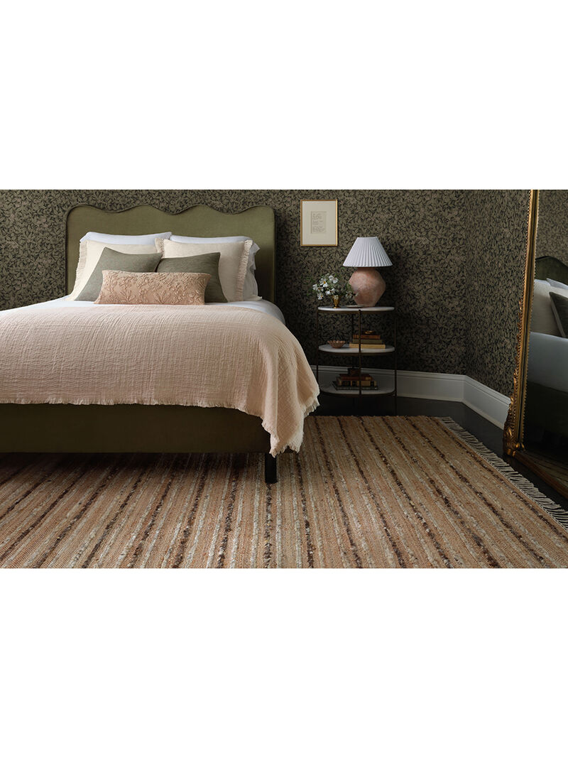 Nico Natural/Bark 7'9" x 9'9" Area Rug by Magnolia Home by Joanna Gaines x Loloi