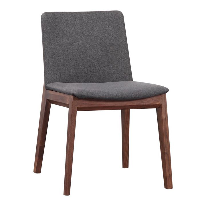 Moe's Home Collection Deco Dining Chair Grey-Set Of Two