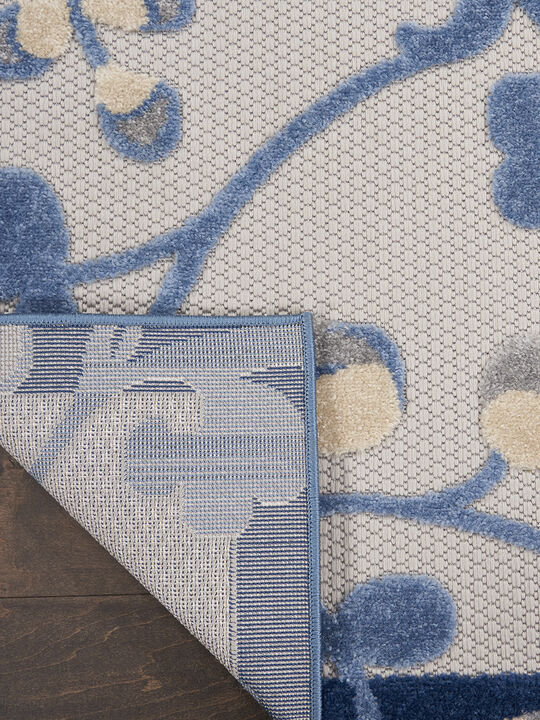 Aloha ALH17 Blue/Gray 6' x 9' Rug