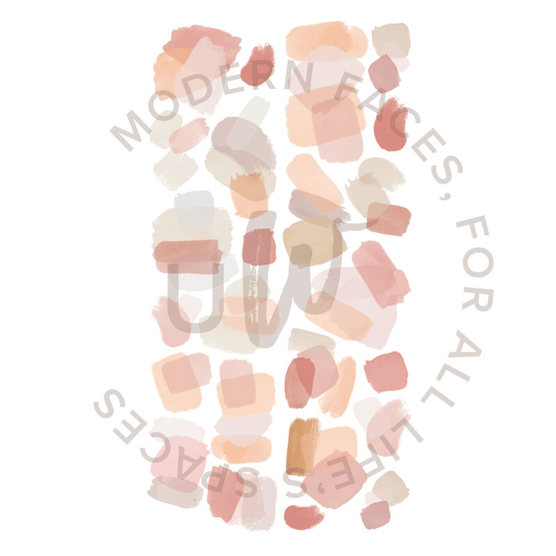 Large Pink Brush Stroke Wall Decals