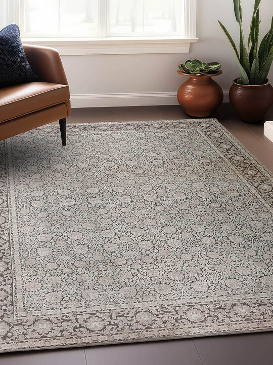 Vizcia VZ1 Gray 3' x 5'1" Rug