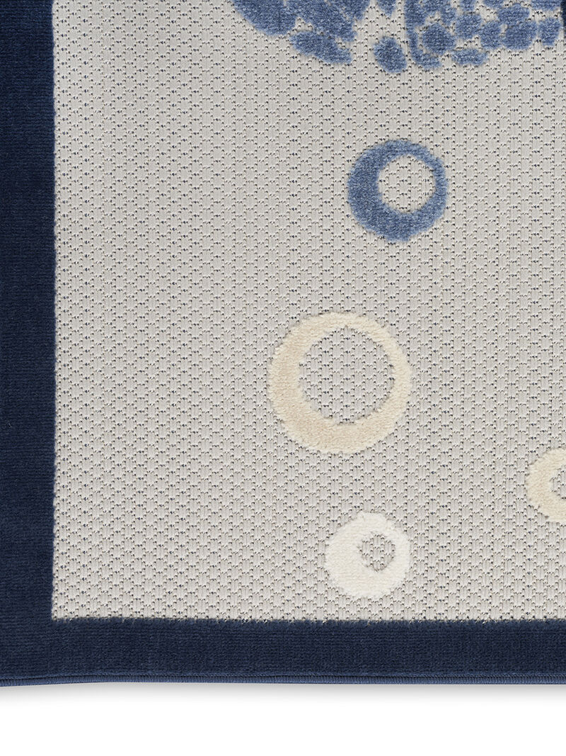 Aloha ALH27 Navy/Blue 3'6" x 5'6" Rug