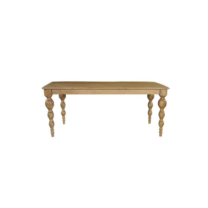 Taran Designs Renith 72 Solid Wood Dining Table