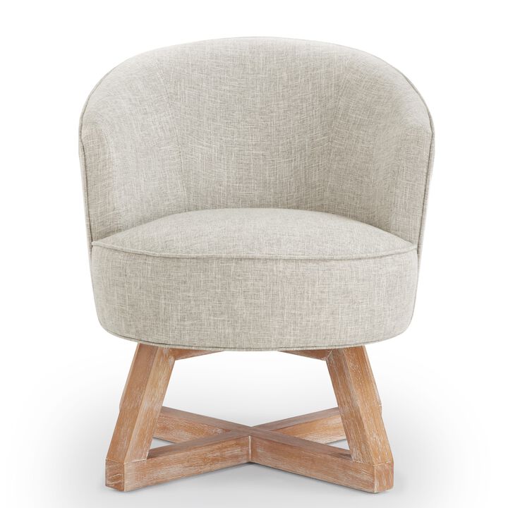 Merax Classic linen Fabric Swivel Accent Chair Merax Classic linen Fabric Swivel Accent Chair