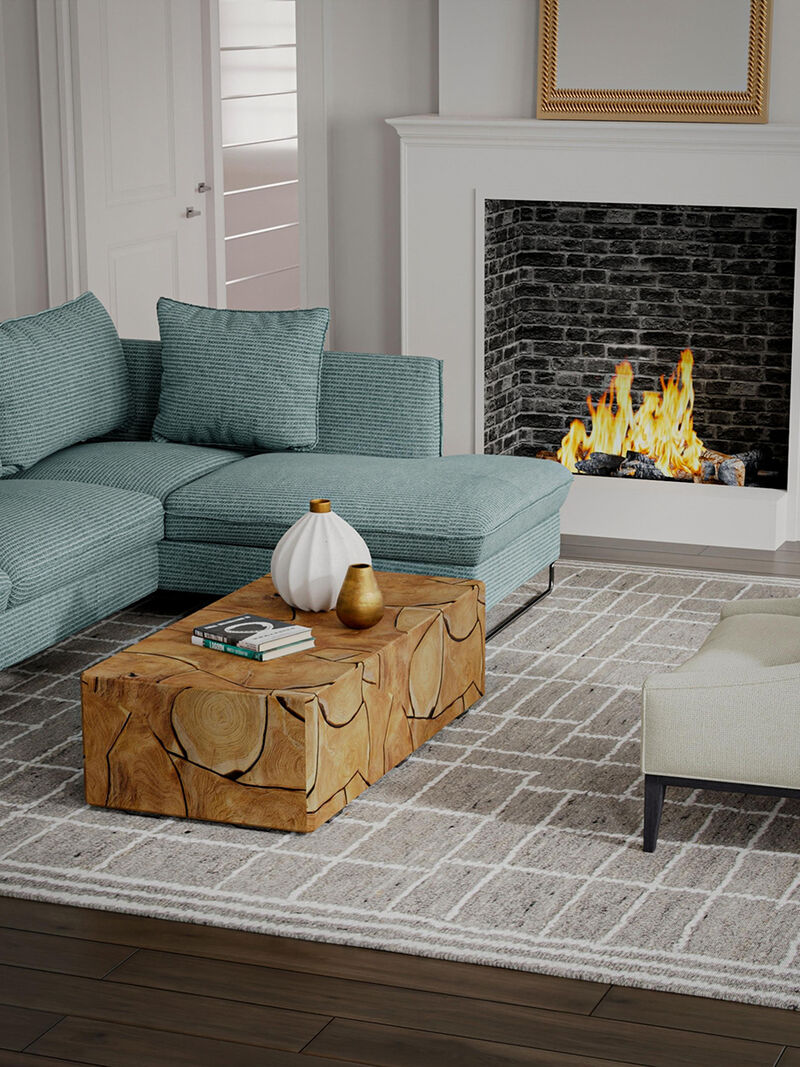 Lofton A07215 Gray 5' x 7'6" Rug
