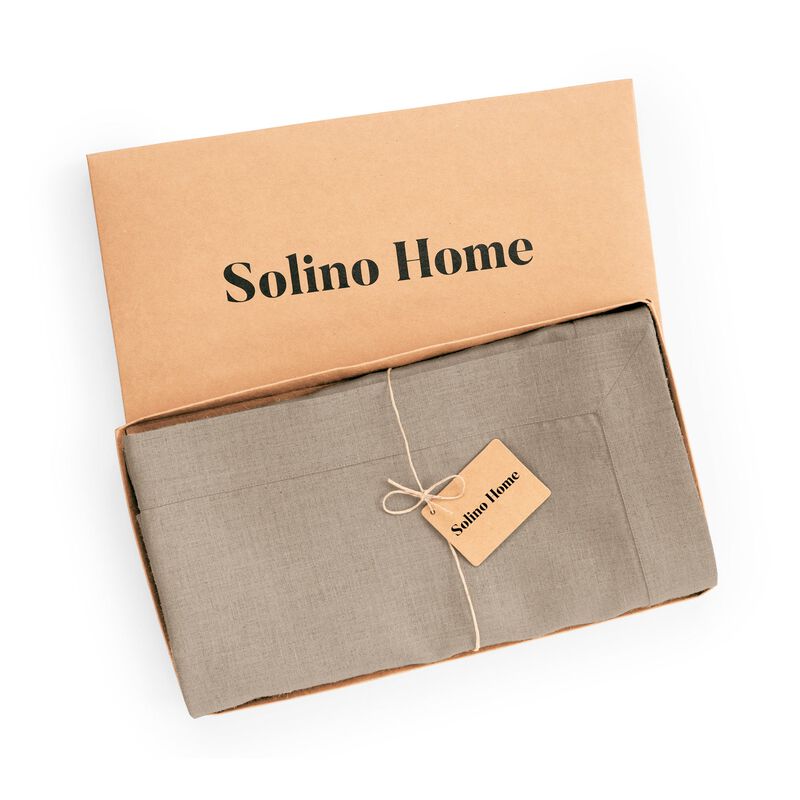 Solino Home 100% Pure Linen Tablecloth | Diana Medium Weight