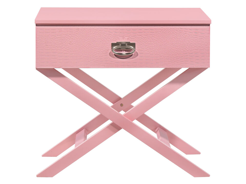 Xavier 1-Drawer Nightstand (25 in. H x 16 in. W x 27 in. D)