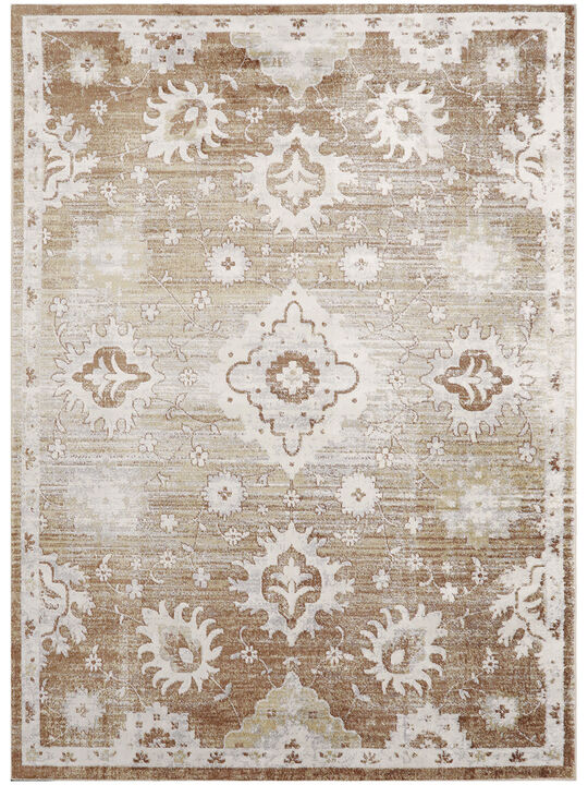 Astra Machine Washable ASW19 Copper 9' x 12' Rug