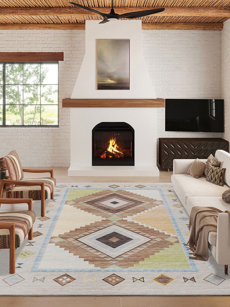 Phoenix PH2 Taupe 3' x 5' Rug