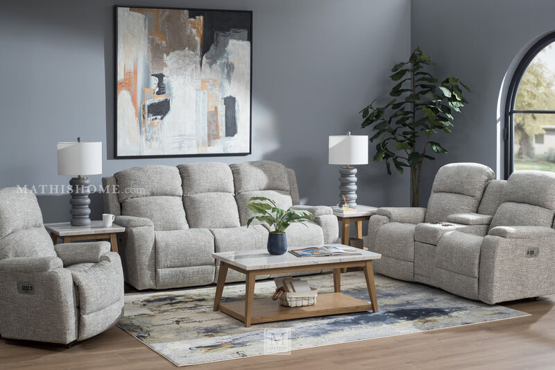 Dorian Power Reclining Sofa with Headrest and Lumbar