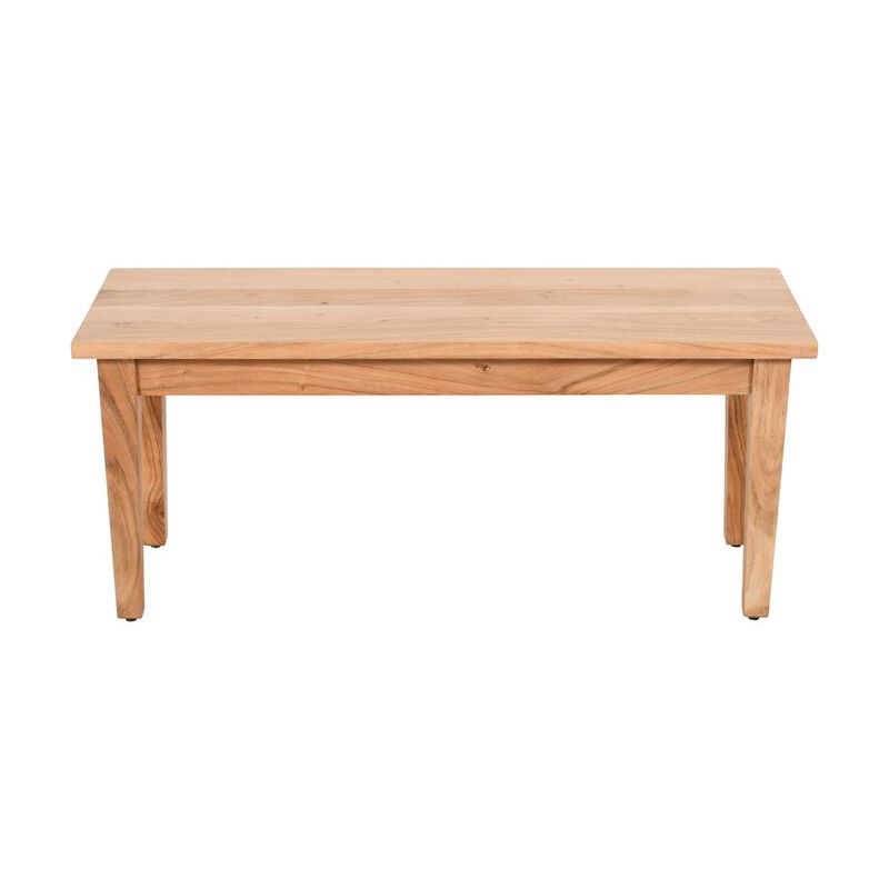 Jofran Colby 42 Traditional Classic Solid Hardwood Bench