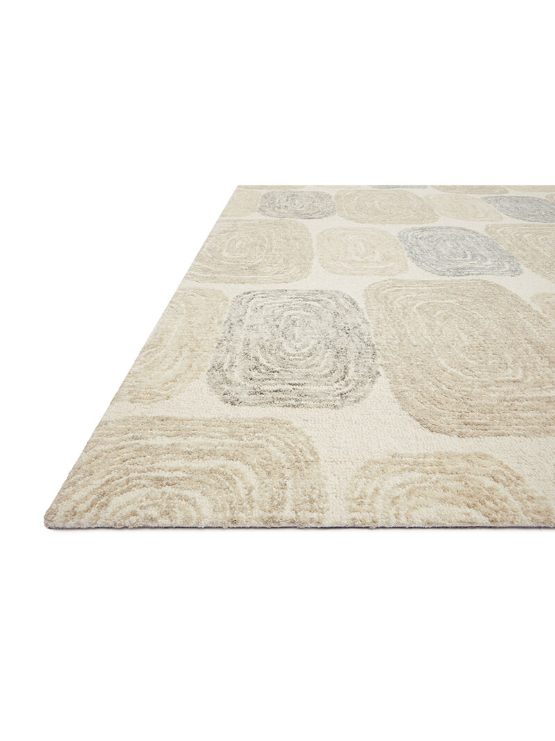 Milo MLO01 Teal/Neutral 3'6" x 5'6" Rug