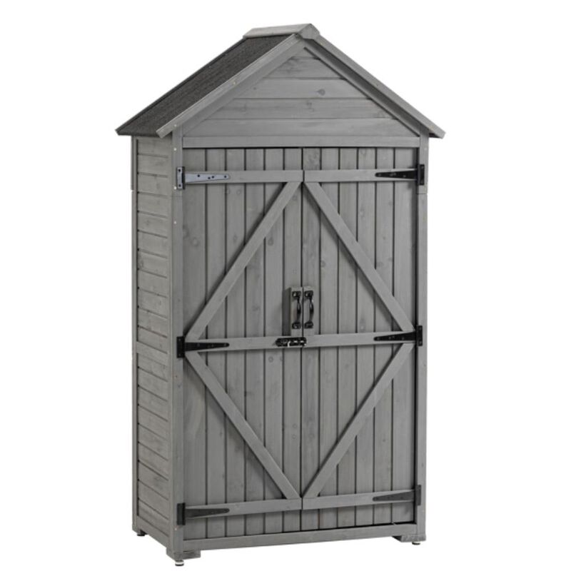 Outdoor Storage Cabinet Weather-Resistant Deck Box for Patio, Garden, or Backyard Organization