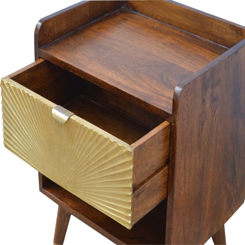 Manila Gold 1 Drawer Nightstand