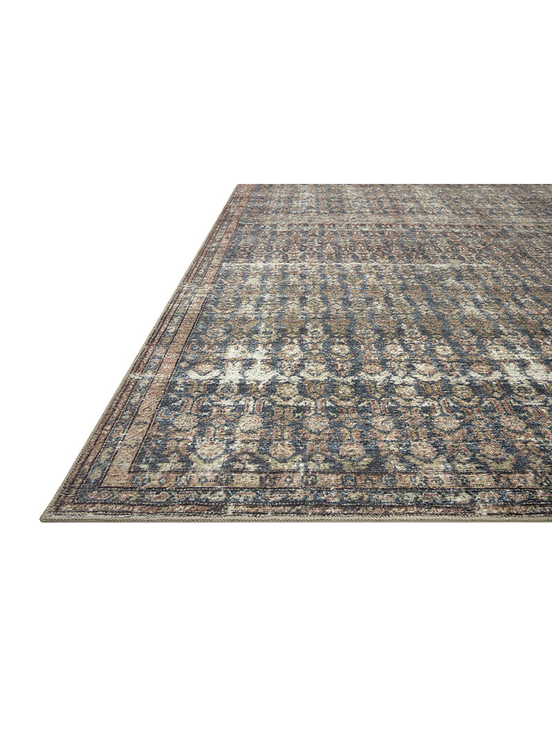 Billie BIL02 Ocean/Brick 5' x 7'6" Rug