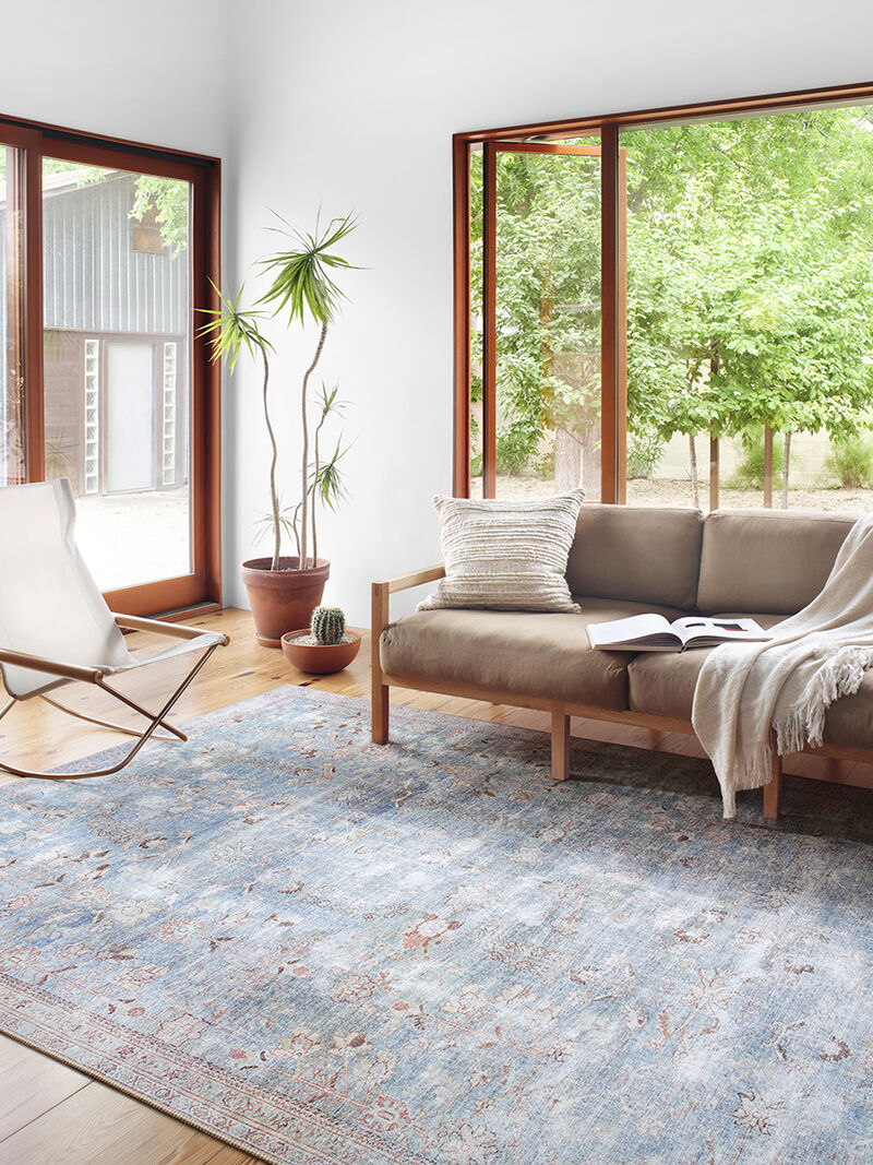 Wynter WYN06 Teal/Multi 3'6" x 5'6" Rug